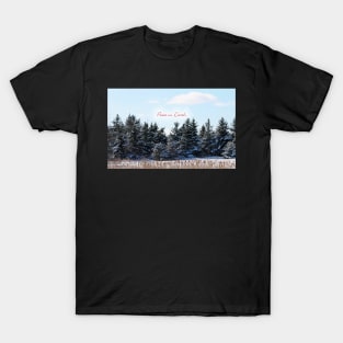 Pine & Cattails. T-Shirt